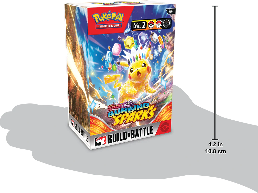 Pokemon: Scarlet & Violet - Surging Sparks - Build & Battle Box - Image 4