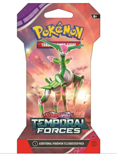 Pokemon - Scarlet & Violet - Temporal Forces - Sleeved Booster (Random Artwork) - Image 3