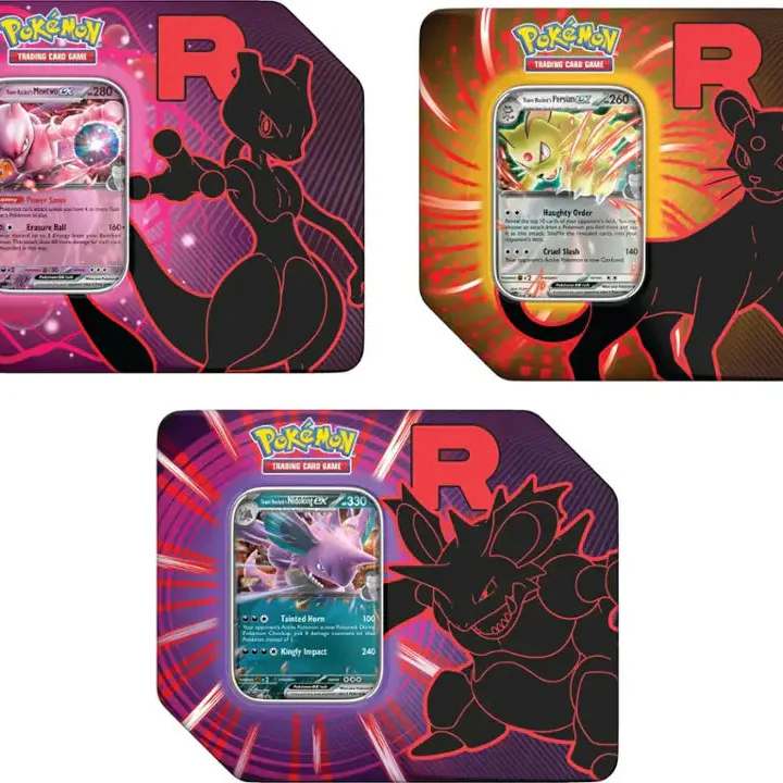 Pokémon TCG: Team Rocket Tin – Nidoking ex - Image 4