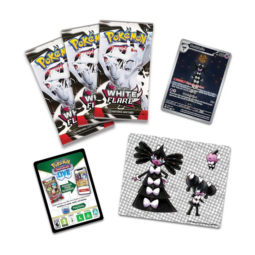 Pokémon White Flare - Tech Sticker Collection - Image 2