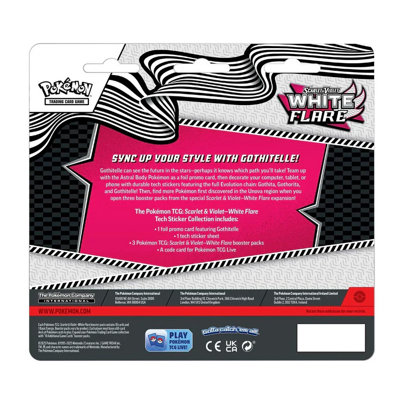 Pokémon White Flare - Tech Sticker Collection - Image 4