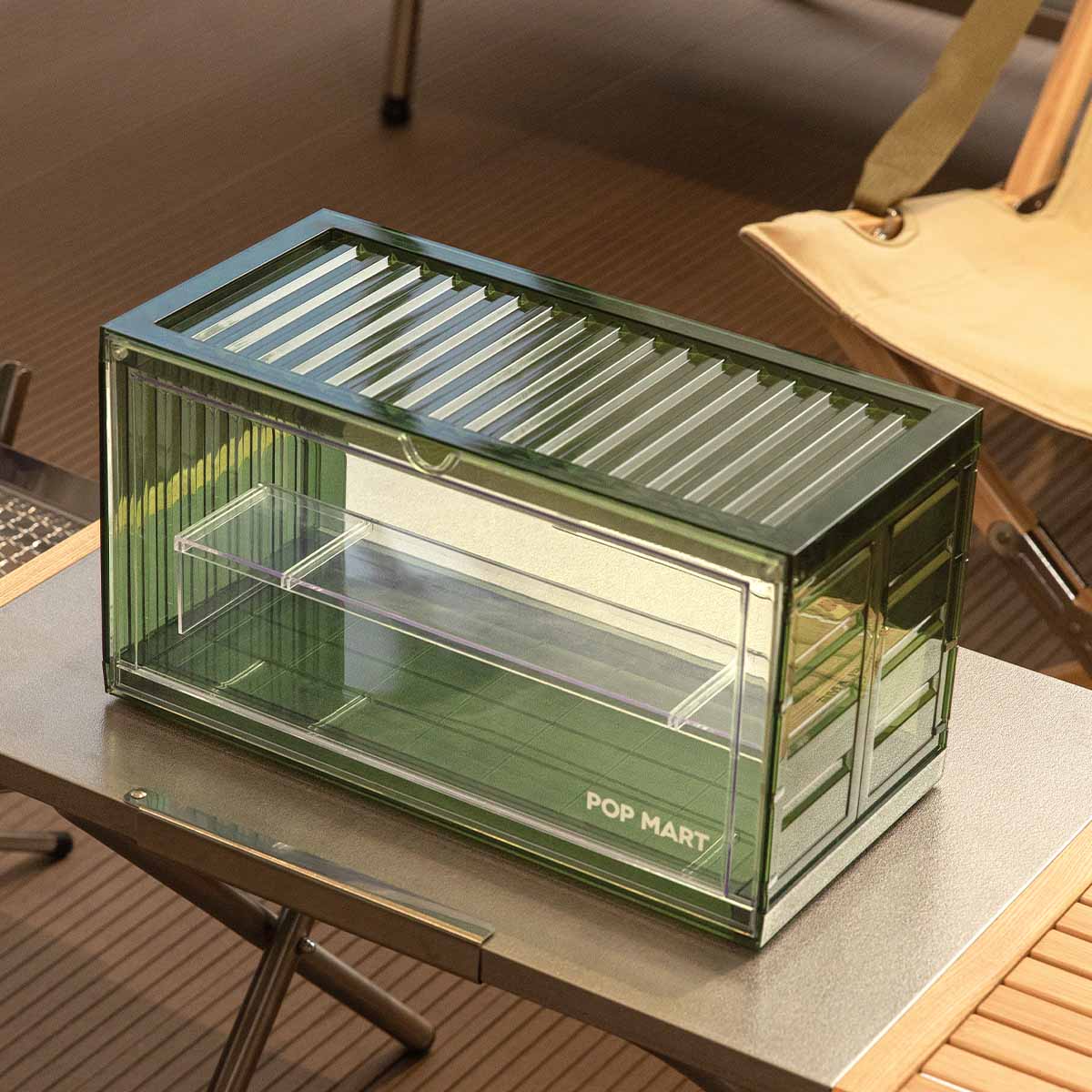 POP MART Assembled Display Container (Transparent Green) - Image 3