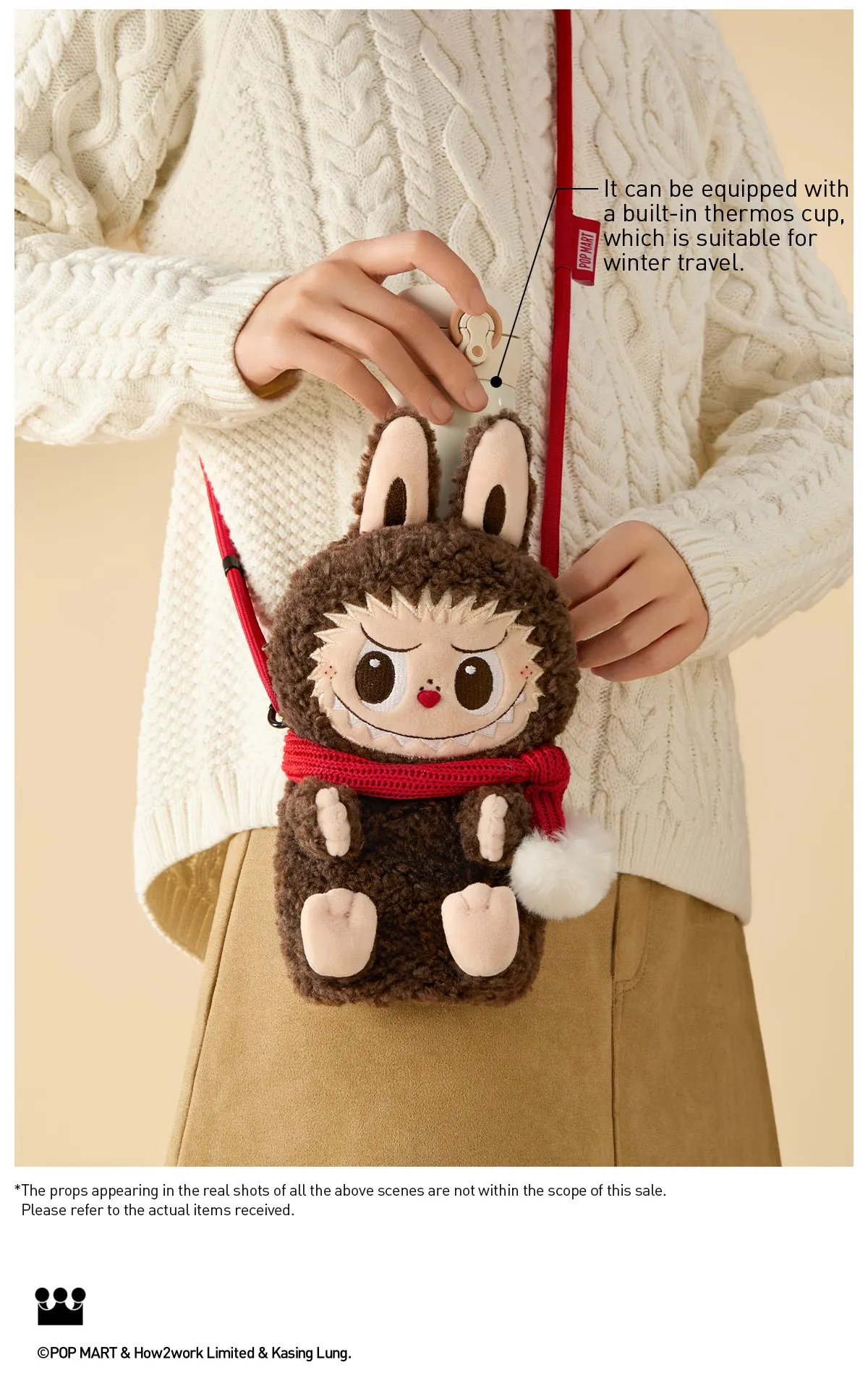 THE MONSTERS Classic Series-Plush Doll Shoulder Bag - Image 4