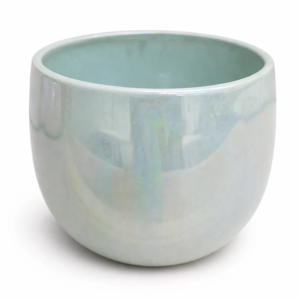 Reactive Glaze Bowl Planter - Image 3