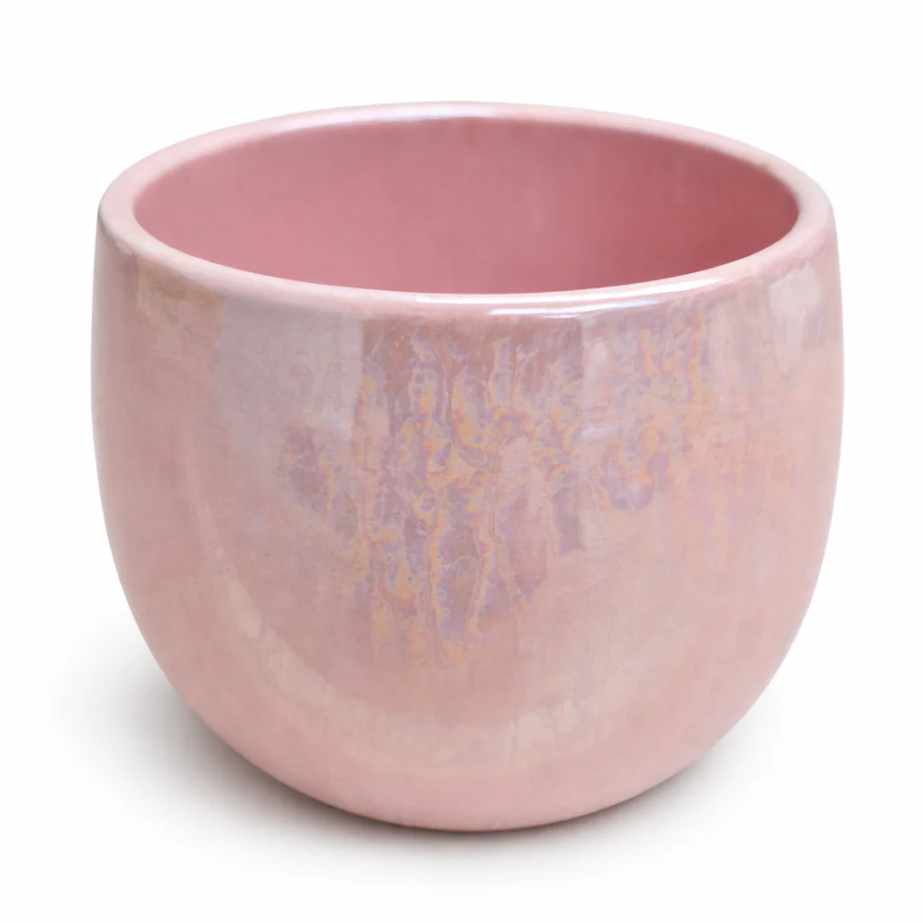 Reactive Glaze Bowl Planter - Image 5