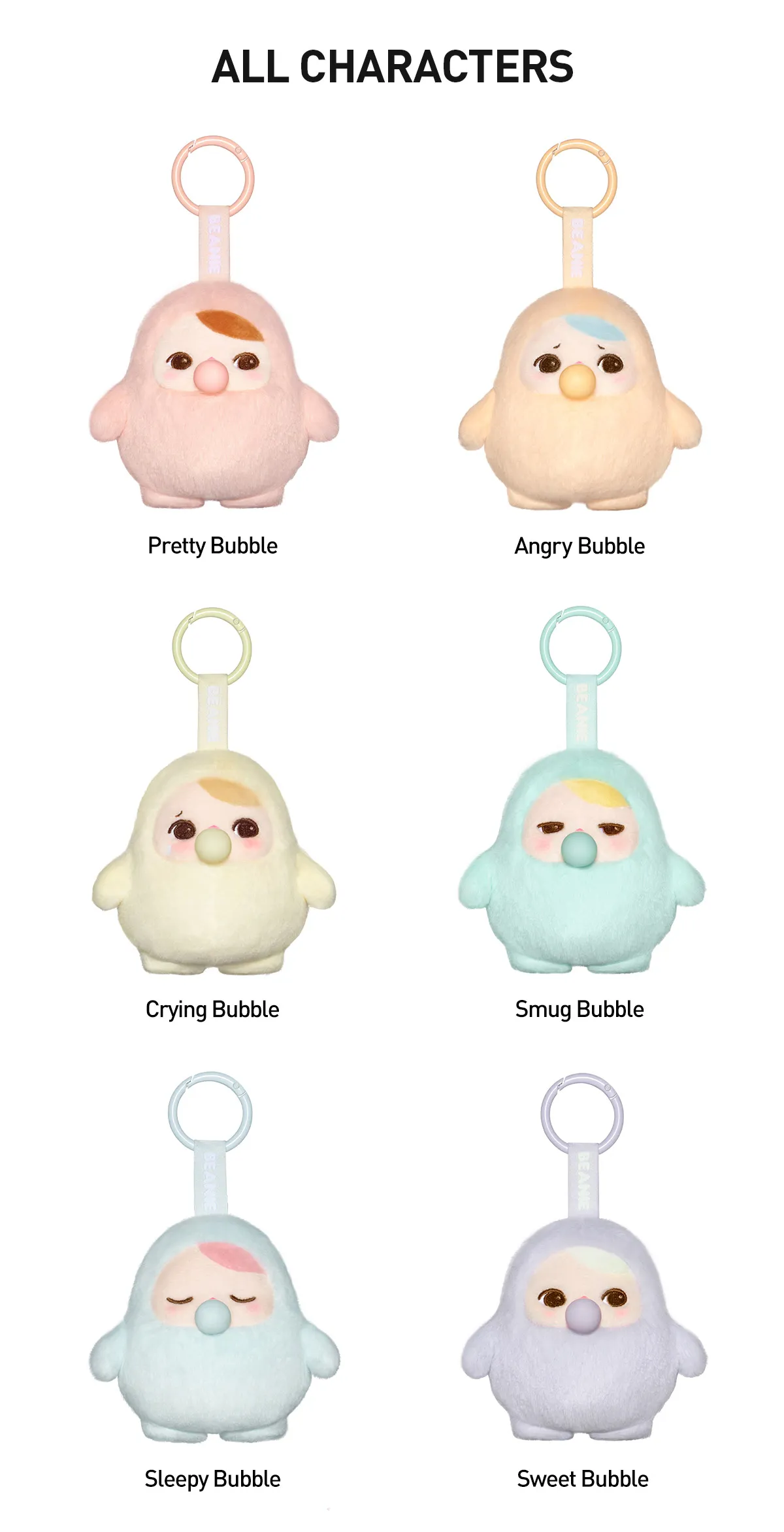 PUCKY BEANIE BUBBLE UP SERIES-Plush Pendant Blind Box - Image 3