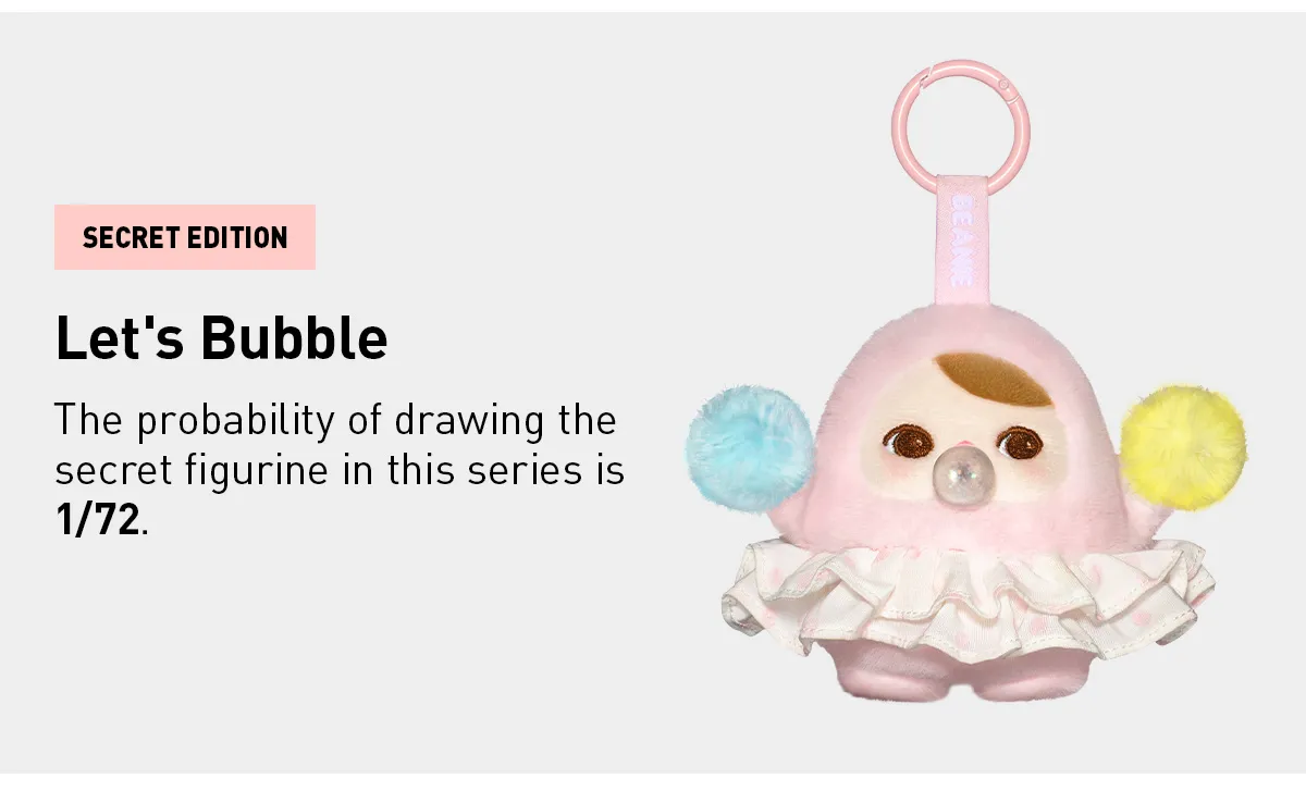 PUCKY BEANIE BUBBLE UP SERIES-Plush Pendant Blind Box - Image 4