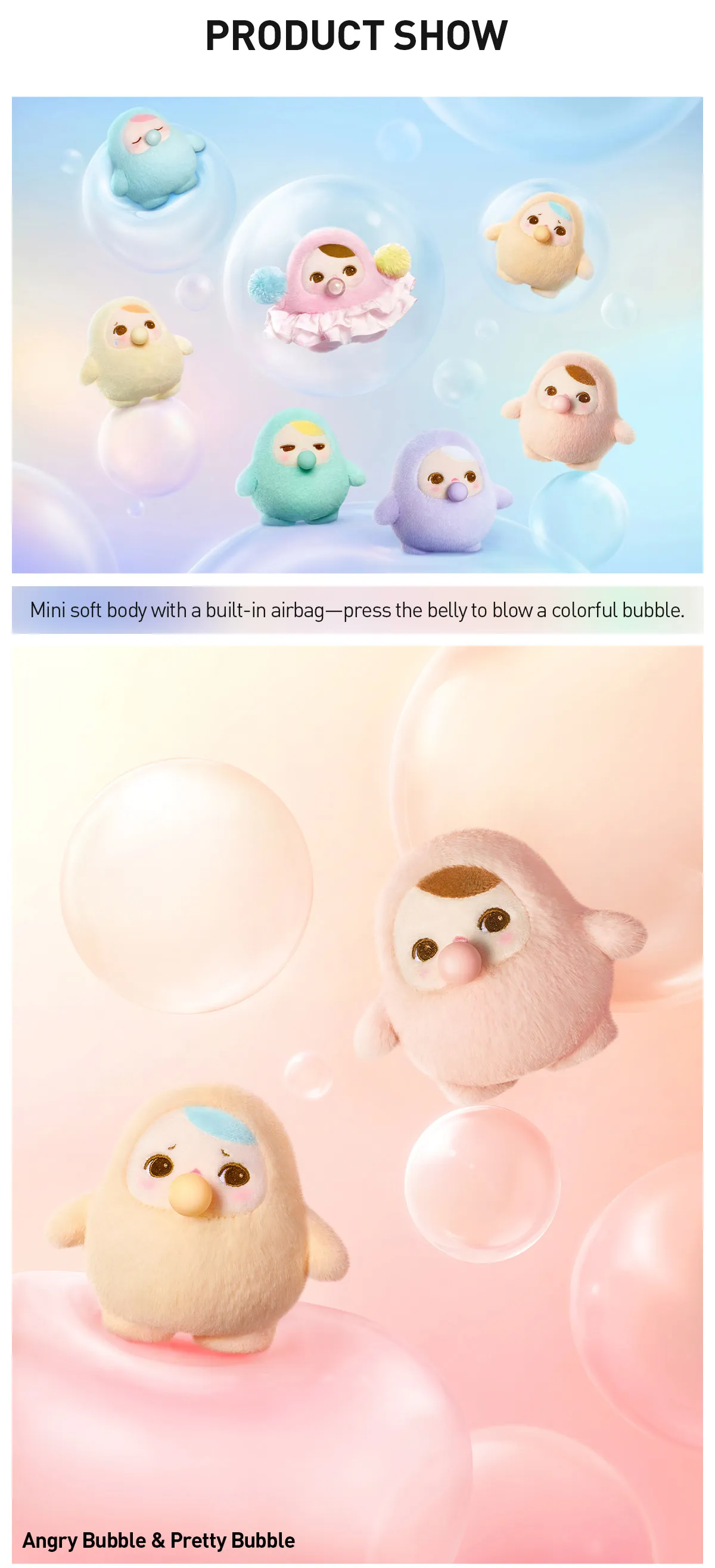 PUCKY BEANIE BUBBLE UP SERIES-Plush Pendant Blind Box - Image 5