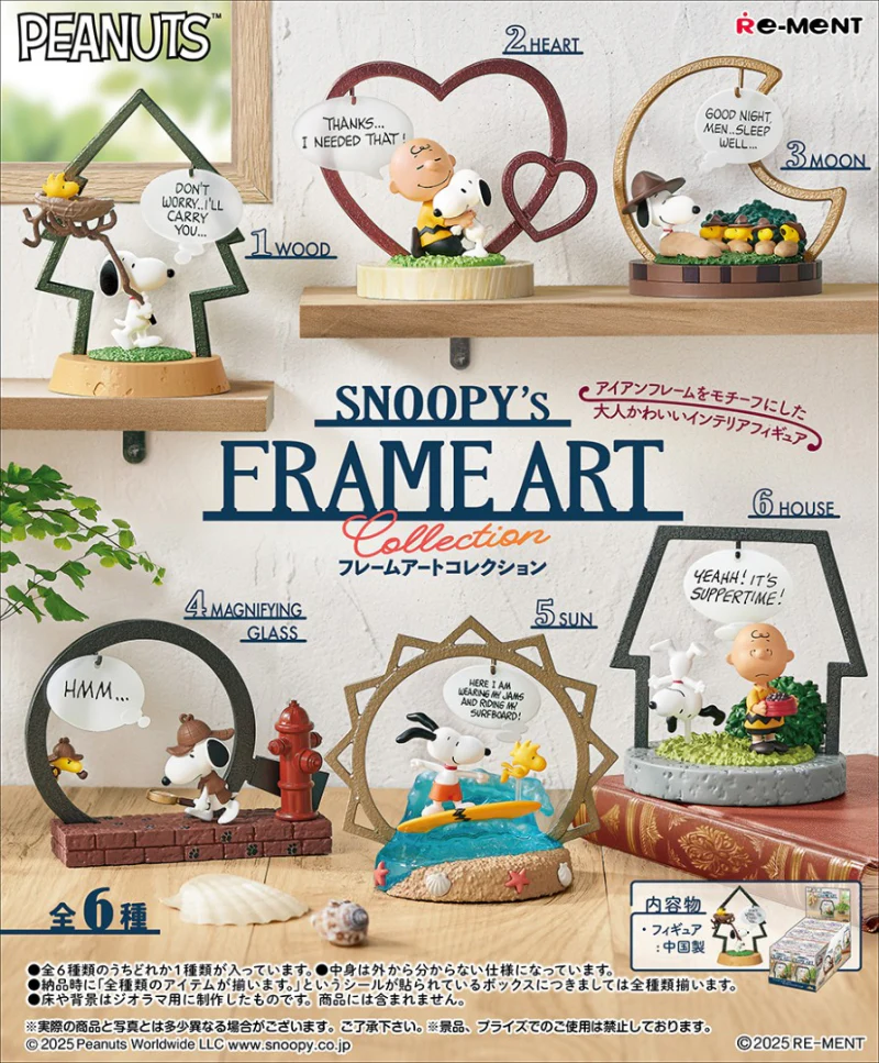 Re-ment: SNOOPY's FRAME ART collection - Image 2