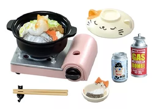 Re-Ment Miniatures: Life with Cats Dollhouse Decoration Furniture - Image 11