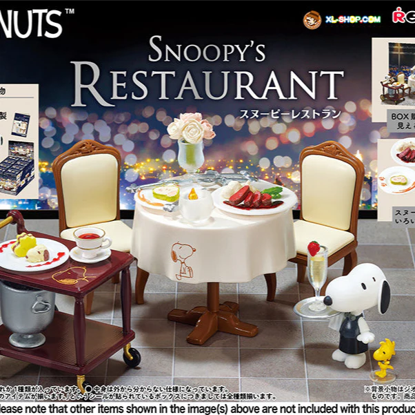 Re-Ment: Dollhouse - Miniature Snoopy's Restaurant