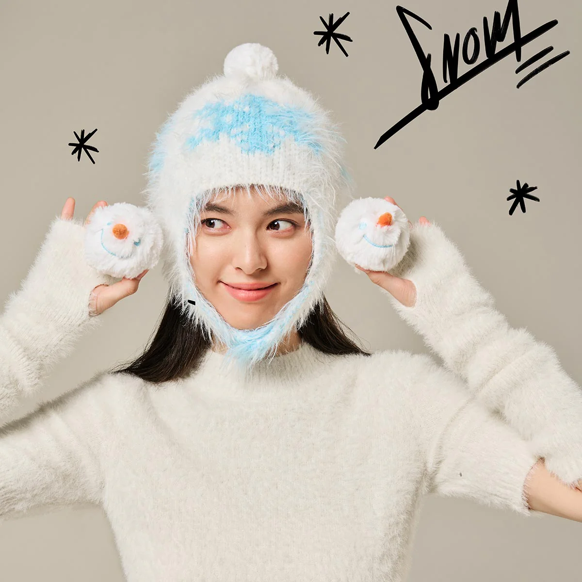 SKULLPANDA Tell Me What You Want Series Knitted Beanie - Image 4