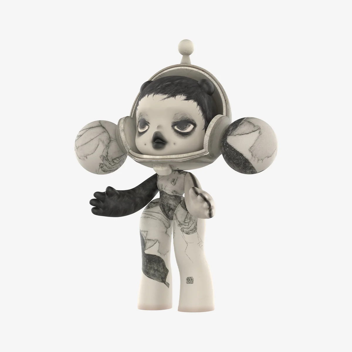 MEGA α SKULLPANDA 400% Egon Schiele - Image 2