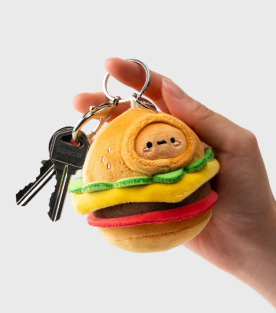 SMOKO Hamburger Tayto Plush Keychain - Image 2