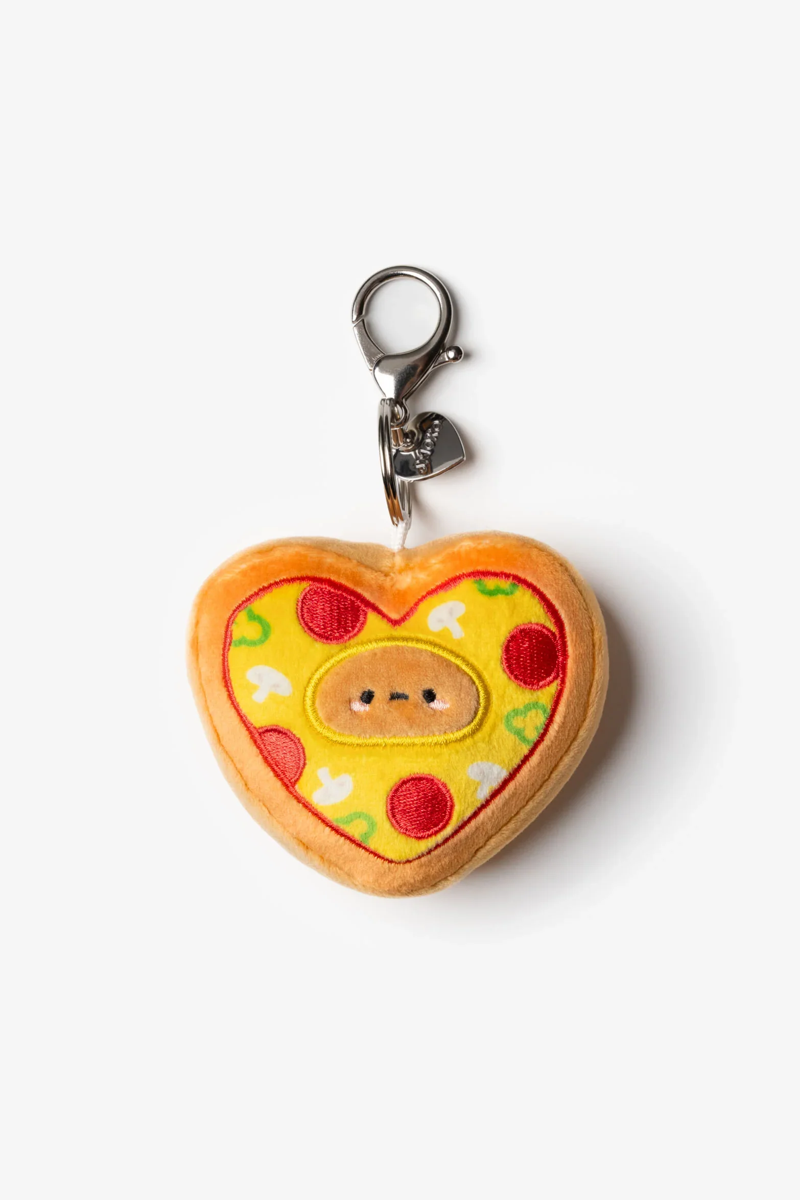 Smoko Pizza Heart Tayto Potato Bag Charm - Image 3