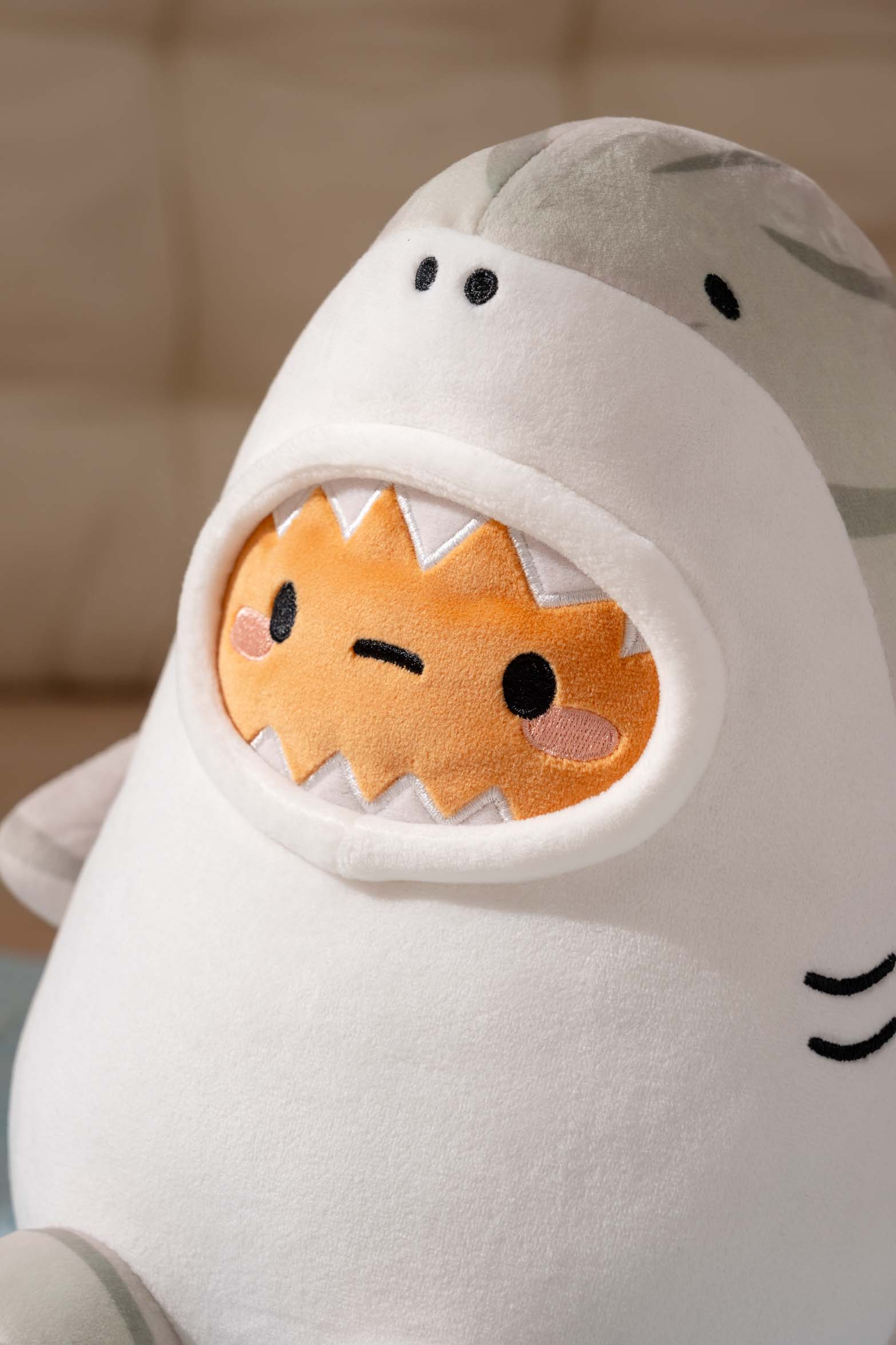 Smoko Tiger Shark Tayto Potato Midi Mochi Plush - Image 3