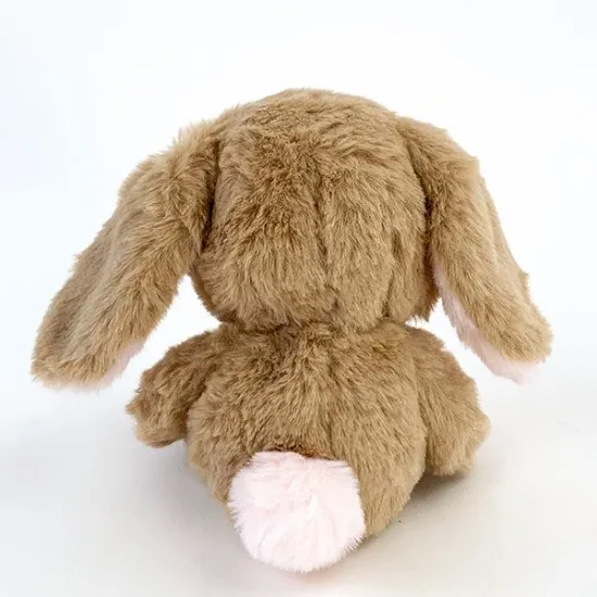 Snoopy Fluffy Lop Ear Bunny Brown Plush - Image 3