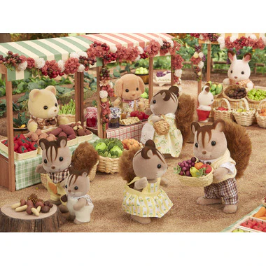 Calico Critters Walnut Squirrel Family - Image 2