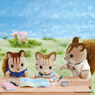 Calico Critters Walnut Squirrel Family - Image 3