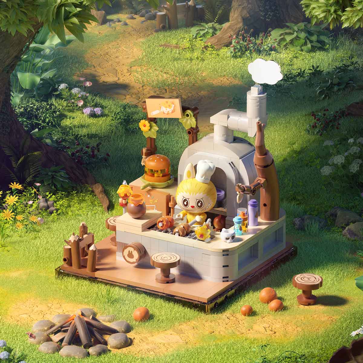 THE MONSTERS Forest Secret Base Series Blocks Part 2 - Image 4